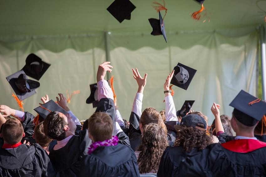 a graduation ceremony
